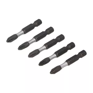 Screwdriver Bits DRAUMET Impact Bit 1/4" 50 mm PH2 S2, set of 5