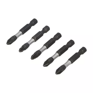 Impact bit set DRAUMET PZ2 S2 1/4" 50 mm — 5 pcs