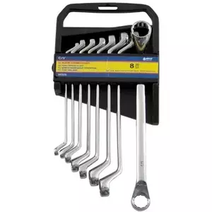 Wrench set MEGA 5365262, 6-piece metric open-end wrenches 6–17 mm