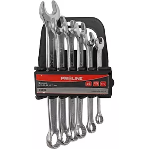 Combination Wrench Set Proline 5353061 — 6 pcs, sizes 8–17 mm
