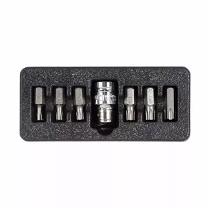 Screwdriver bit set Proline 5119711 — 7 pcs, Torx T25–T55, 10 mm