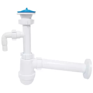 Siphon ANI_PLAST 7101405 1 1/4" x 40 mm with 40 mm washing machine connection