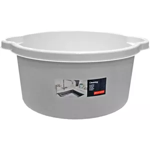 Plastic round bucket NHG 3200207, 8 L, white
