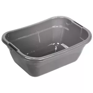 Bathtub NHG Vanna 23L oval gray – 23 L oval plastic bathtub for washing
