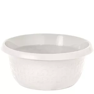 Round Cotton Bucket 15 L, white — Branq 8141413