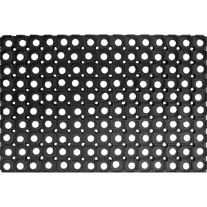 Durvju paklājs BESK 9049129 gumijas 40x60 cm 1.6 cm biezs