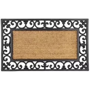 Doormat BESK 9118993 45×75 cm with rubber edge