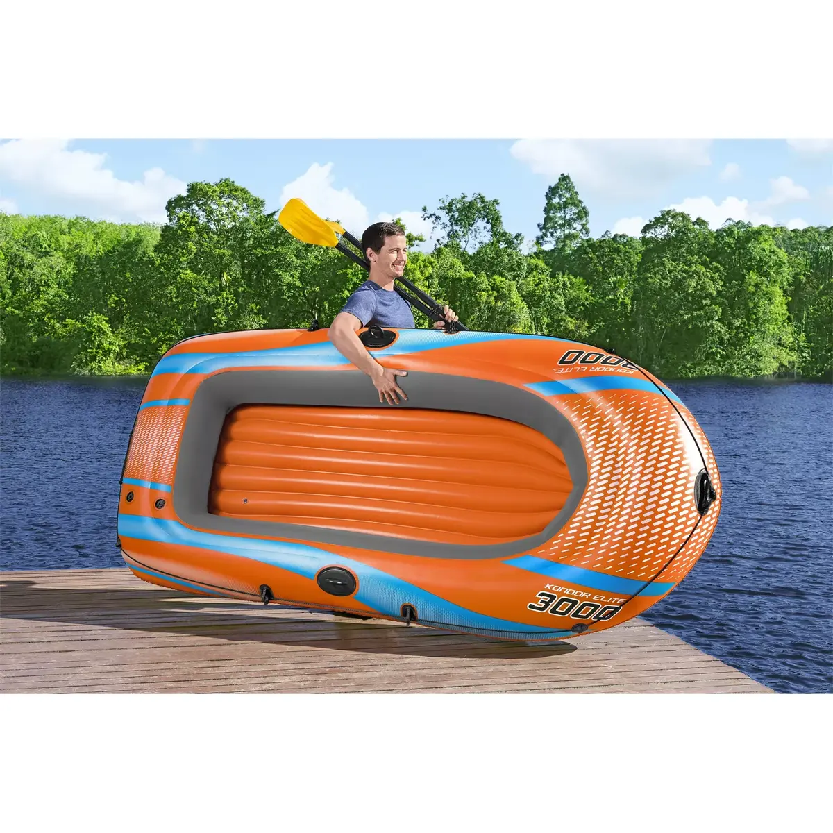Резиновая лодка Bestway Kondor Elite 3000 Photo 9