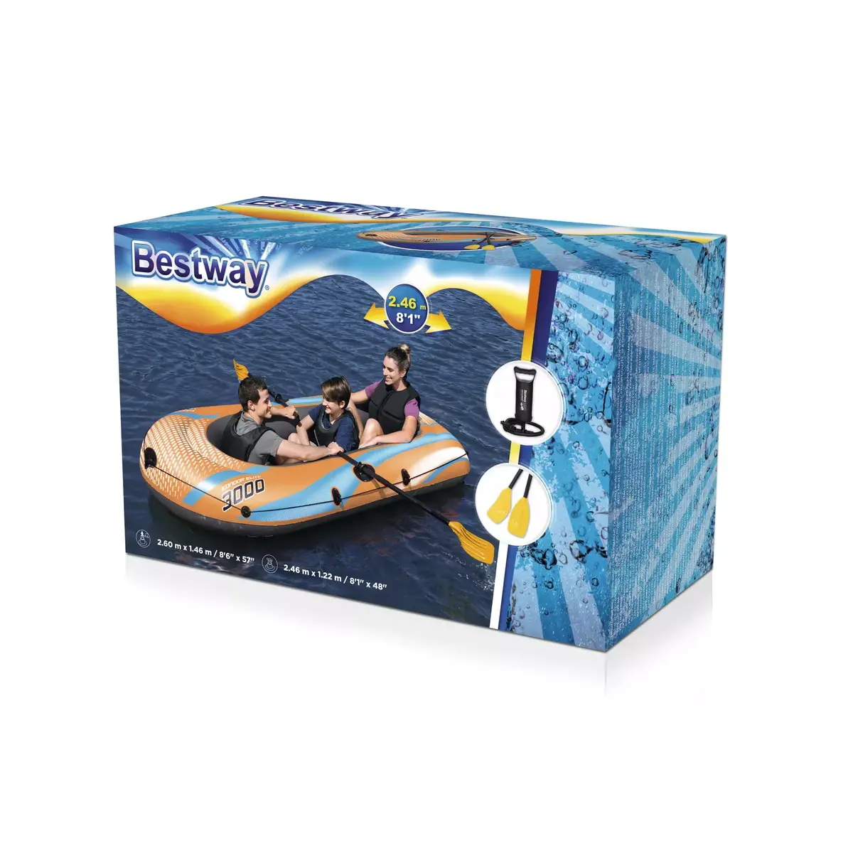 Резиновая лодка Bestway Kondor Elite 3000 Photo 31
