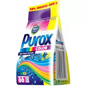 Veļas pulveris Purox 5,5 kg, zīmols Purox, modelis 8930528, pulverveida veļas mazgāšanas līdzeklis