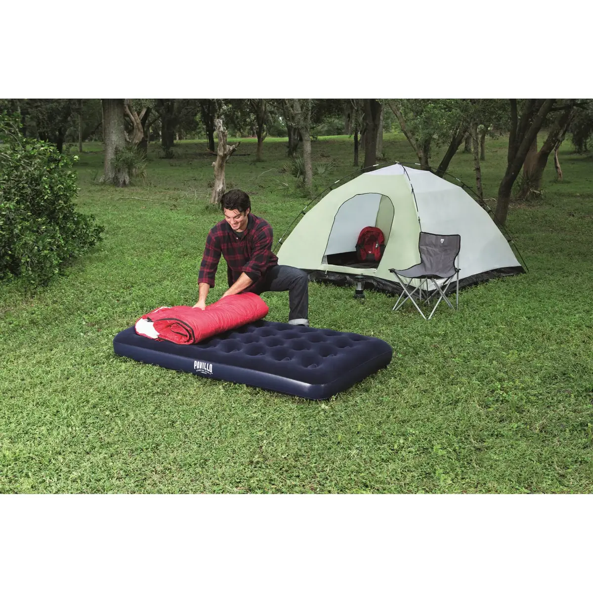 Надувной матрас Bestway Flocked Twin 1.88 x 0.99 x 0.22 м Photo 18
