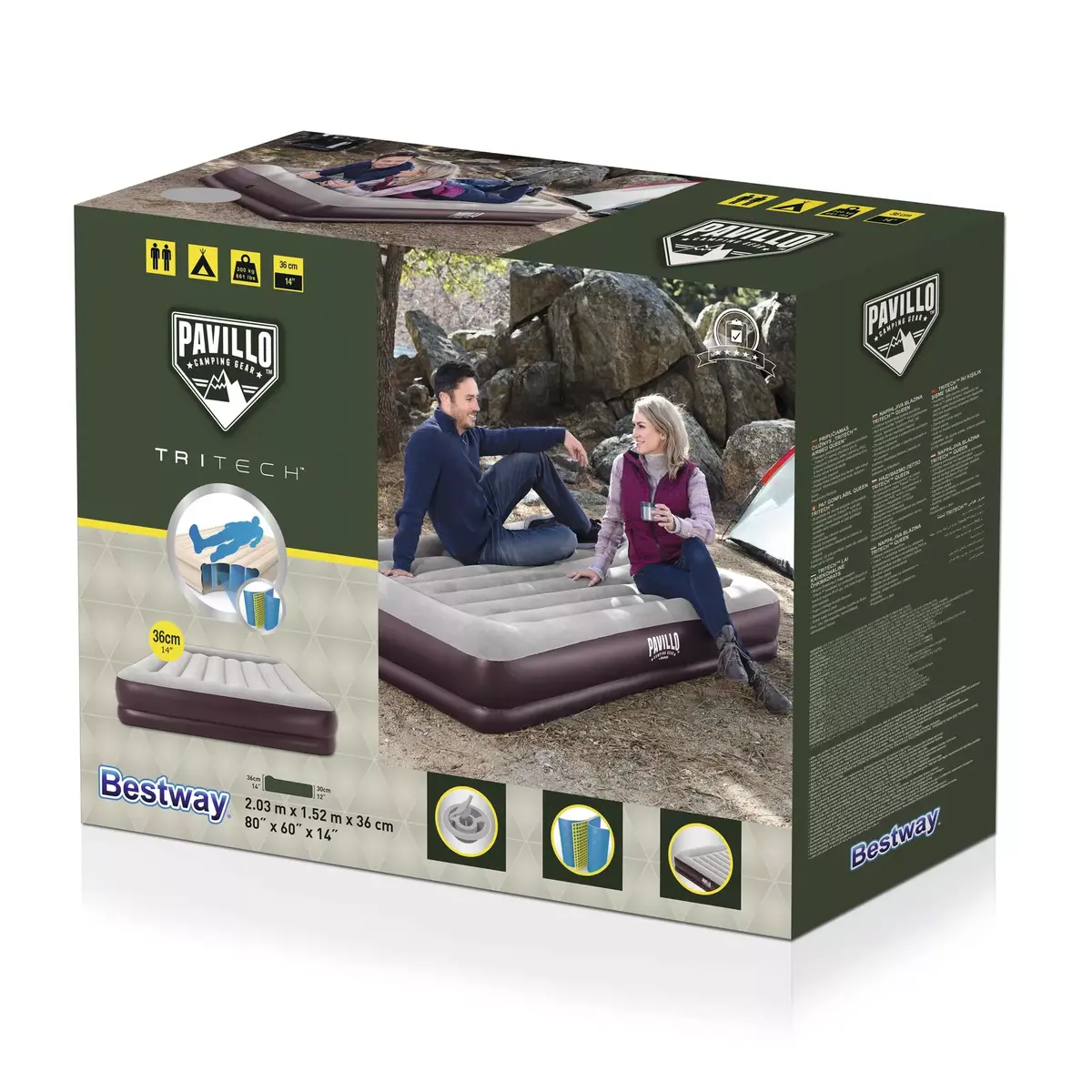 Inflatable Double Mattress Bestway 67699 Queen Photo 9