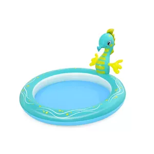 Bestway 6′2" x 63" x 34"/1.88m x 1.60m x 86cm Seahorse Sprinkler Pool