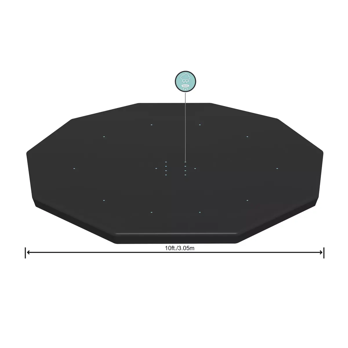 Pool safety cover Bestway 3.05 m Photo 3