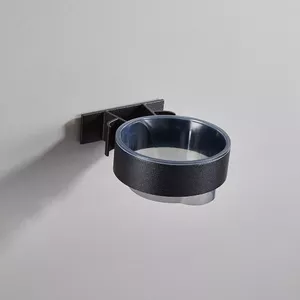 Wall-mounted holder Baltic Aqua 9115749 — aluminum bathroom accessory, wall-mounted