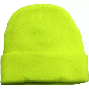 Hat Art.Master 9051429 warm yellow acrylic — winter hat, acrylic