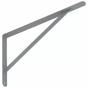 Wall bracket VELANO WSWP 250×400 mm grey for mounting equipment and shelves