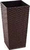 LAMELA Finezja Rattan flower pot 40×40×75 cm Photo 2