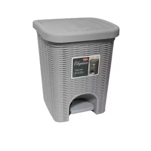 Trash can BESK Milo 205×205×280 mm, grey, model 9118689