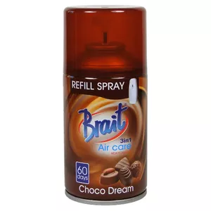Диспенсер свежителя воздуха Brait Choco Dream 250 мл — контейнер с ароматом шоколада для автоматических освежителей