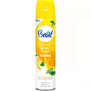 Освежитель воздуха Brait Lemon Fresh 300 мл — цитрусовый аромат для помещений