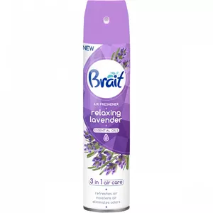 Освежитель воздуха Brait Relaxing Lavender 300 мл — аэрозоль для помещений с запахом лаванды