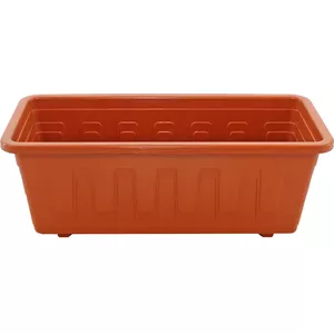 Balkona kaste VODAR 40 cm Popular terakota — podu konteineris