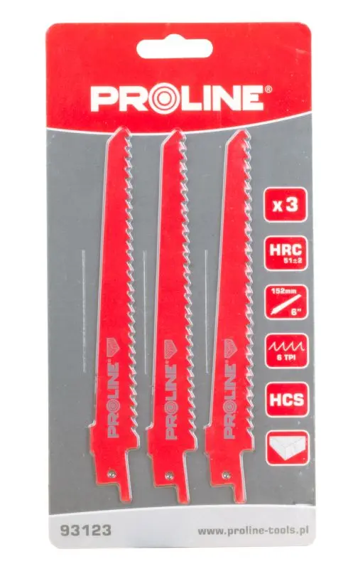 Proline 152 mm 6 TPI HCS diski, 3 gab. Photo 2