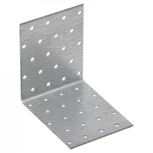 Corner mounting plate DMX Angle KM12 100×100×80×2 mm steel bracket for corner installation