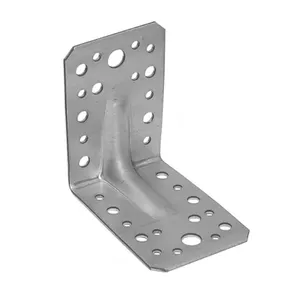 Уголок усиленный плоский DMX KP1 90×90×65×2,5 мм
