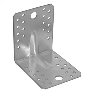 Corner reinforced flat bracket DMX KPL2 105×105×90×2 mm