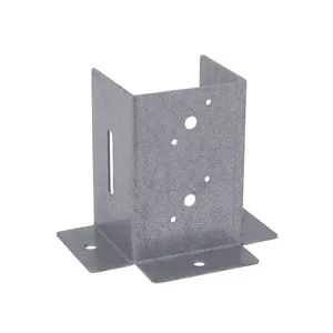 Mounting Bracket Grundline PSP90 DX 91×150×2 mm for Round Pole, Screw-On