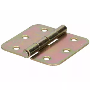 Hinge DMX model 8132208 steel with brass finish 75×75 mm