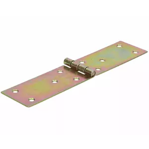Hinge DMX Z 200×45×1.5 mm steel with brass finish for construction use