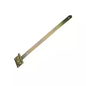 Hinge Gate DMX 500x40x110x4.0 mm Steel Brass for Gates and Doors