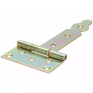 Петля для ворот DMX декоративная ZBO 150x60x90x35 мм сталь с латунным покрытием