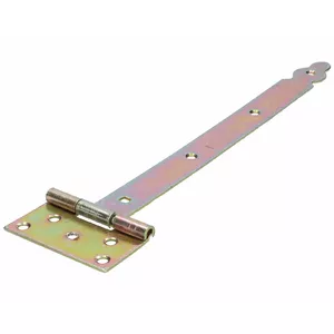 Gate hinge DMX ZBO 350x70x120x35 mm steel brass – decorative hinge for gates and doors