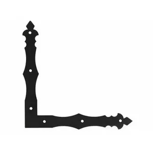 Decorative Corner DMX 300x300 mm Steel Black — DMX 8164407