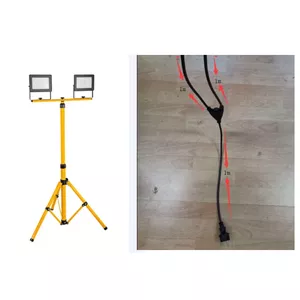 LED floodlight BESK 9083154 2x30W IP65 Black