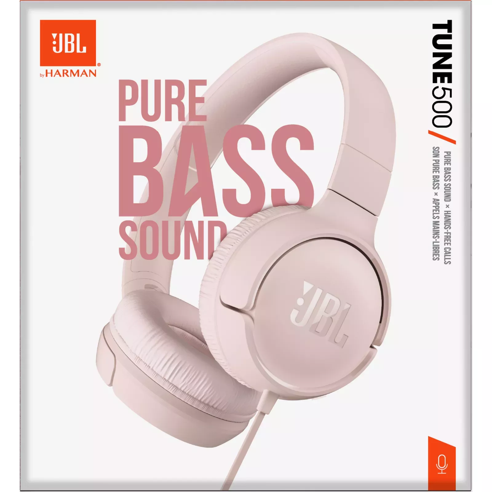 JBL Tune 500 PINK JBLT500PIK Headphones AiO.lv