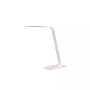 Galda lampa 6W LED ar bezvada lādētāju, balta