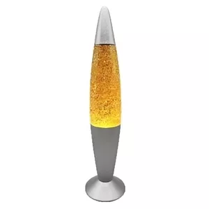 Table lamp BESK 5W Gold — decorative lava-style LED bedside lamp, 5 W, gold finish