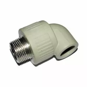 Уголок PP‑R Supratherm 20x3/4M — фитинг для труб, 20 мм на 3/4" наружная резьба