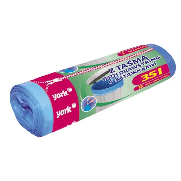 Atkritumu maisi ar auklu York 35L