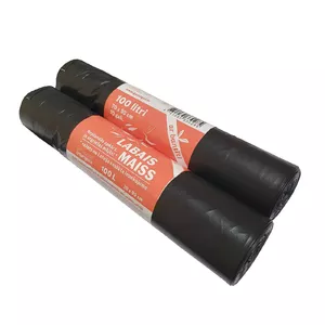 Trash bags with drawstring Labais maiss 100 L, 10 pcs, 33 µm thickness