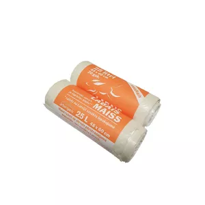 Trash bags Labais maiss 25 L 20 pcs 10 µm White – Labais maiss 5330209