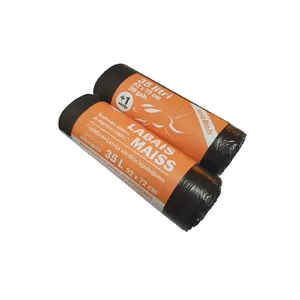 Trash bags Labais maiss 35 L, pack 20+1 pcs, 10 μm thickness