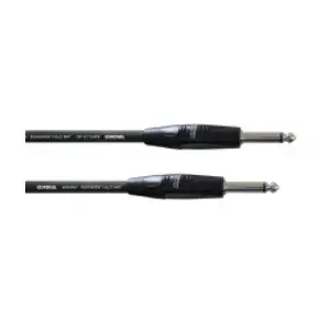 Audio Cable Cordial CII 3 PP 3m Plug 6.3mm Black