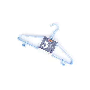 Clothes hanger BESK 9105177 metal 40×21 cm blue pack of 5
