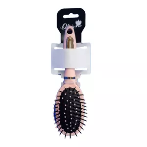 Hair brush 18 cm, light pink — 1 pc (model 9095508)